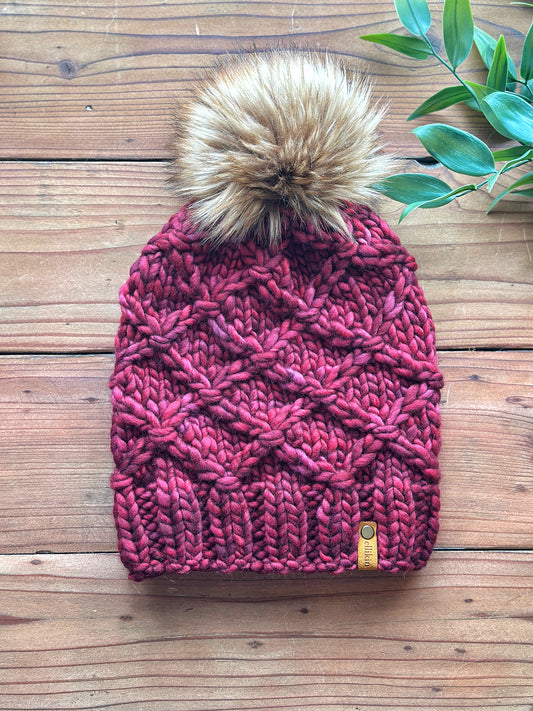 Halau Beanie in Stitch Red