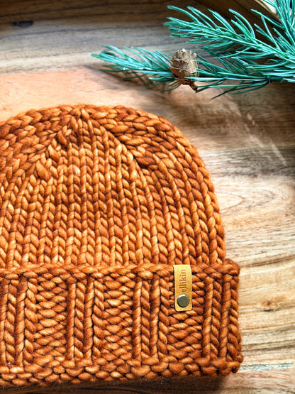 Alpine Trail Beanie in Caramel
