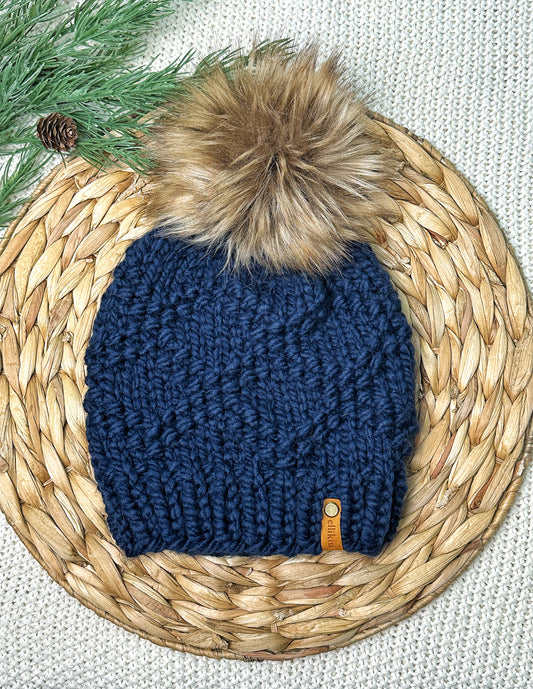 Etta Beanie in Navy