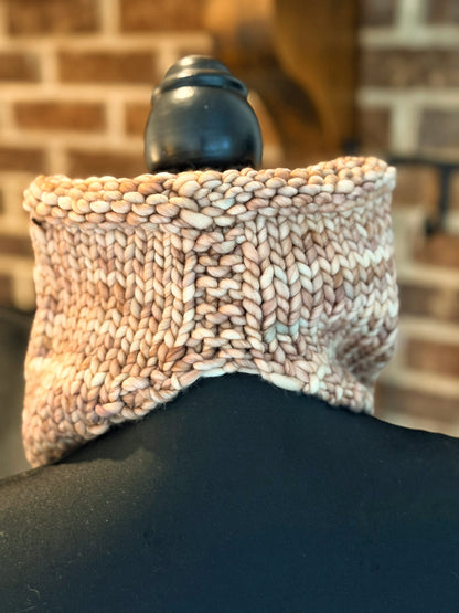 Cowl-Danna in Whole Grain