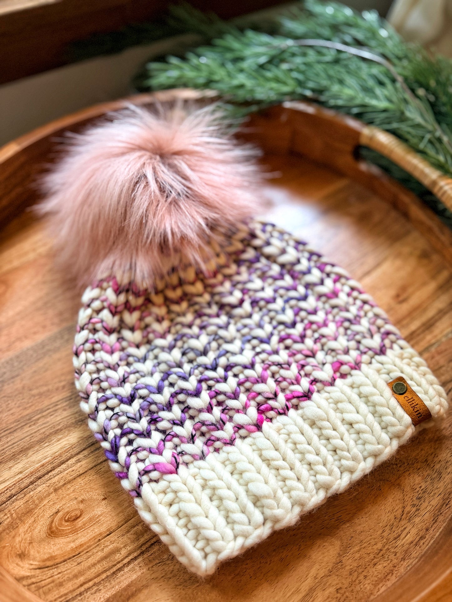 Riverbend Beanie in Natural/Glaze