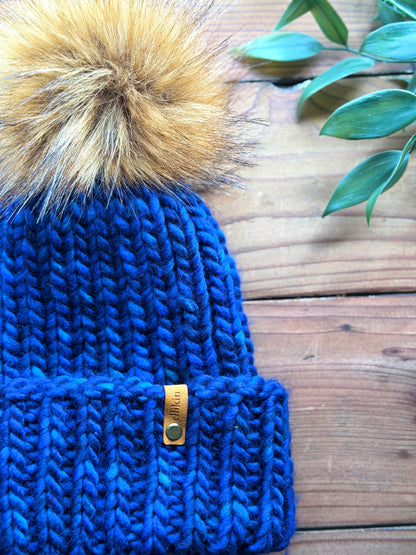 Lakeside Trail Beanie in Bluetiful