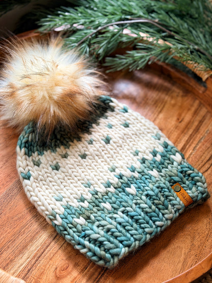 Winterfell Beanie in Pascal