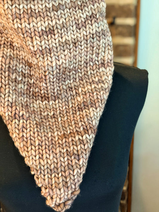 Cowl-Danna in Whole Grain