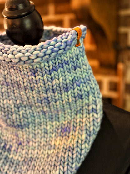 Cowl-Danna in Aquamarine
