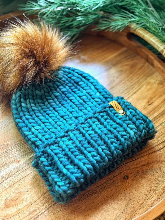 Lakeside Trail Beanie in Cedar