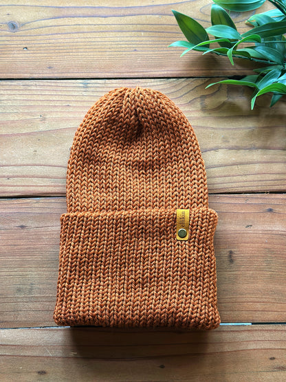 Campfire Beanie in Dulce de Leche