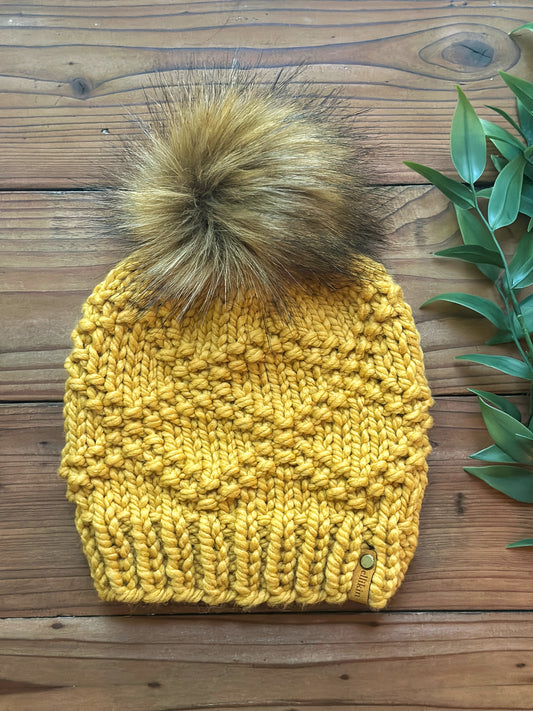 Etta Beanie in Mustard