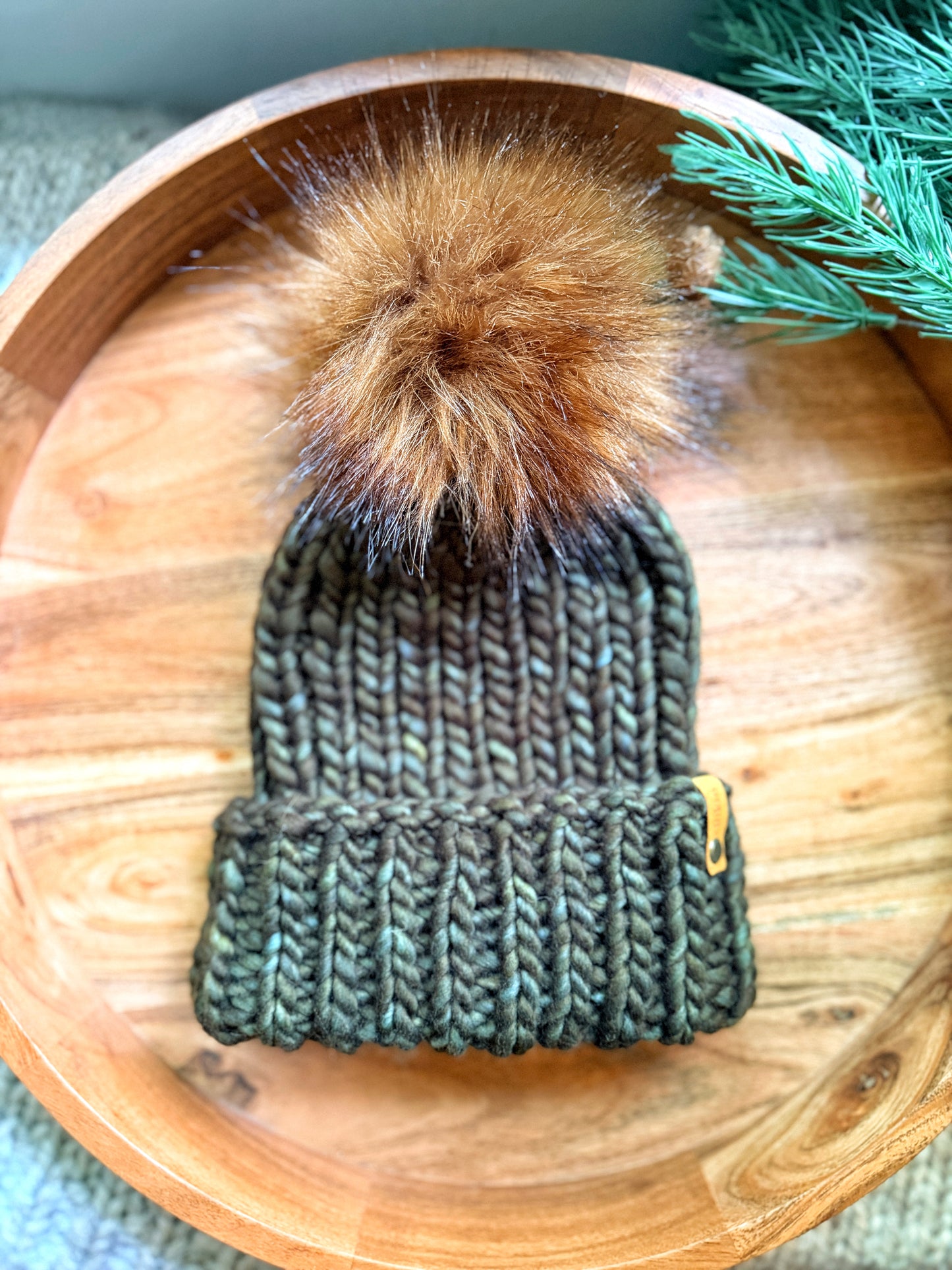 Lakeside Trail Beanie in Olive