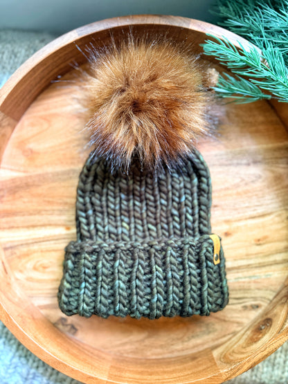 Lakeside Trail Beanie in Olive