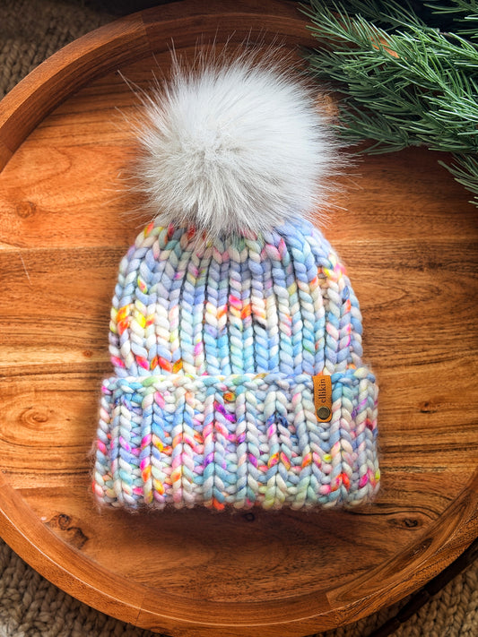 Lakeside Trail Beanie in Moonstone