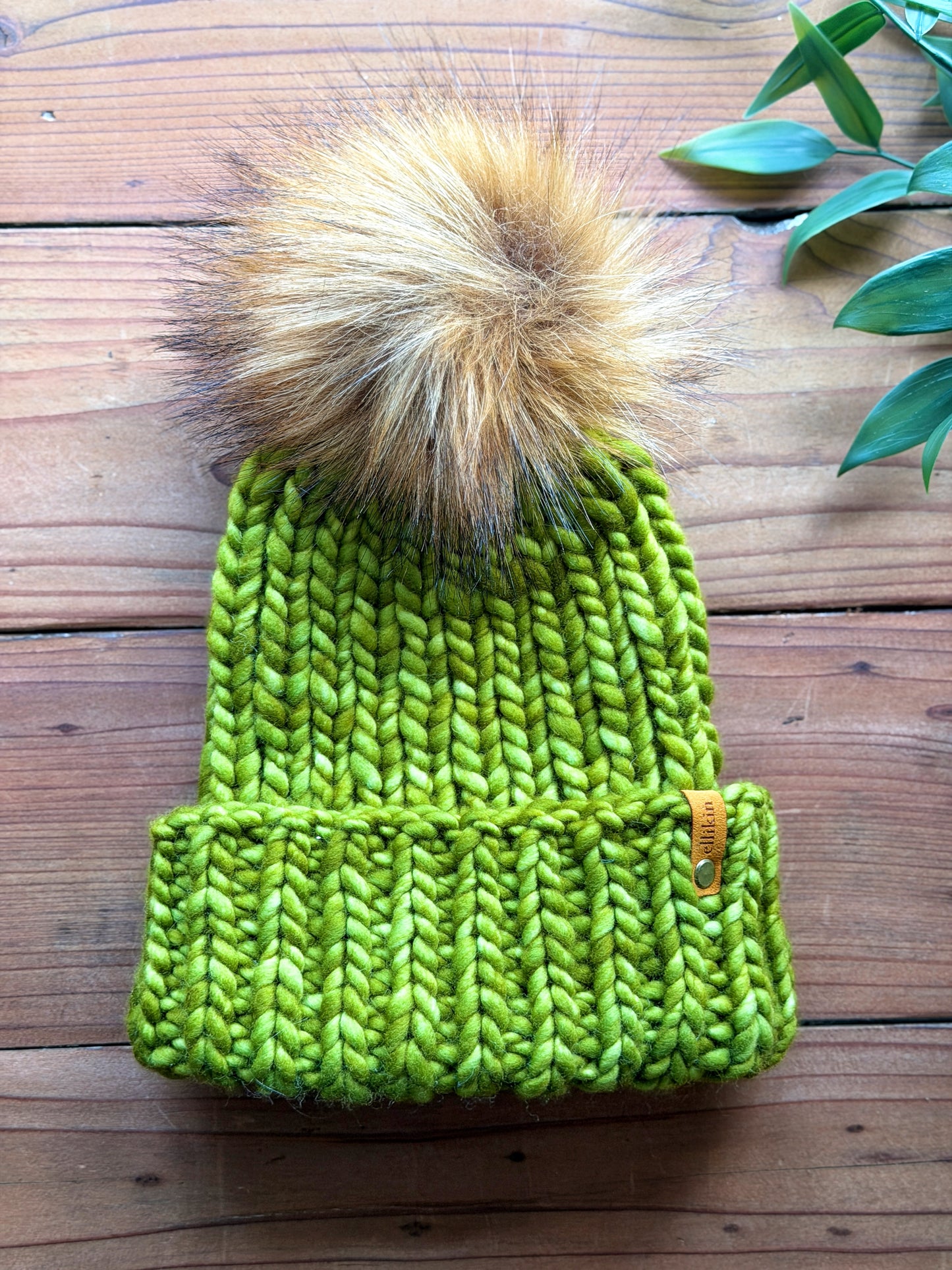 Lakeside Trail Beanie in Lettuce