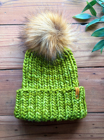 Lakeside Trail Beanie in Lettuce