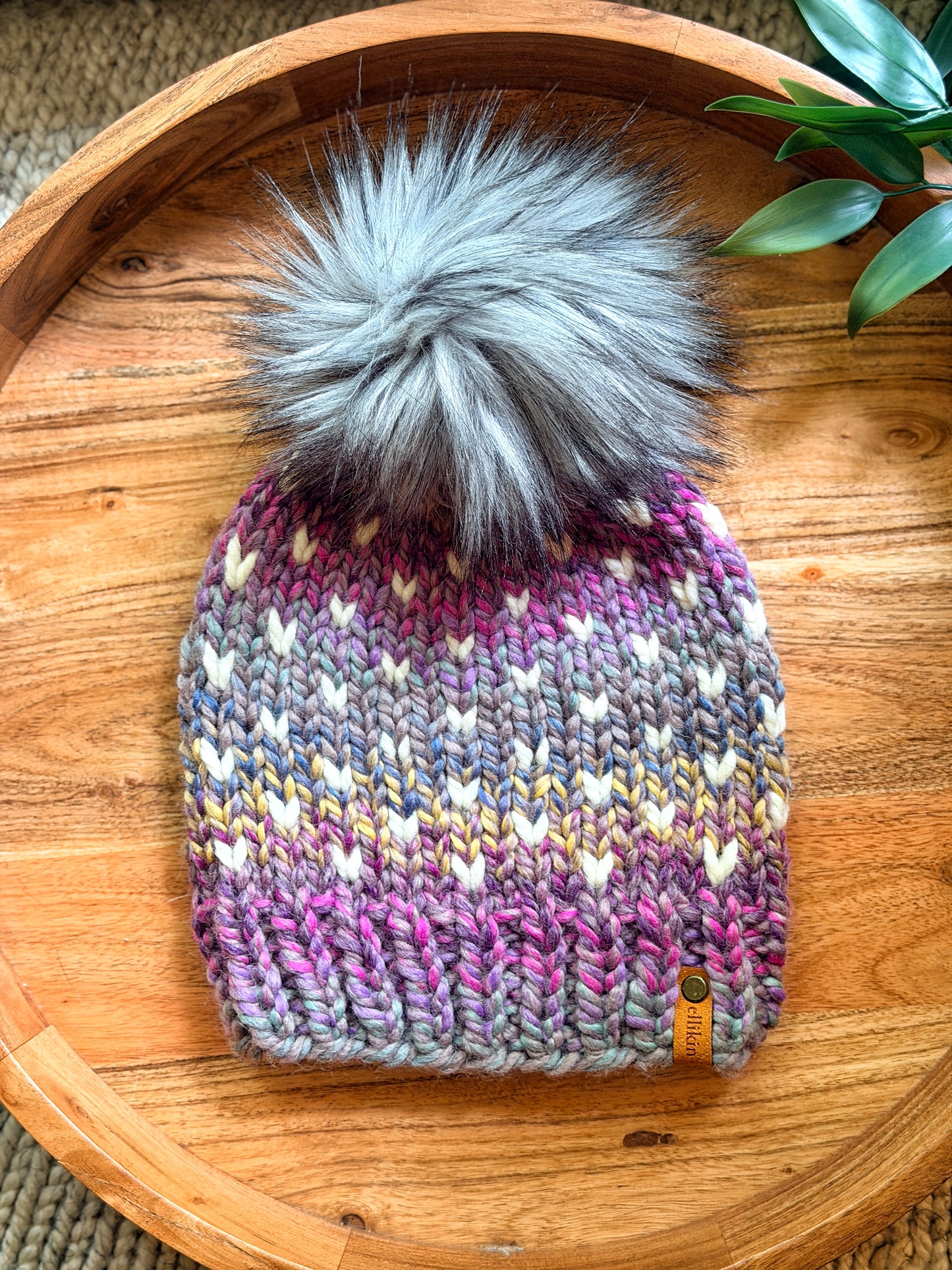Little Hearts Beanie in Astroland