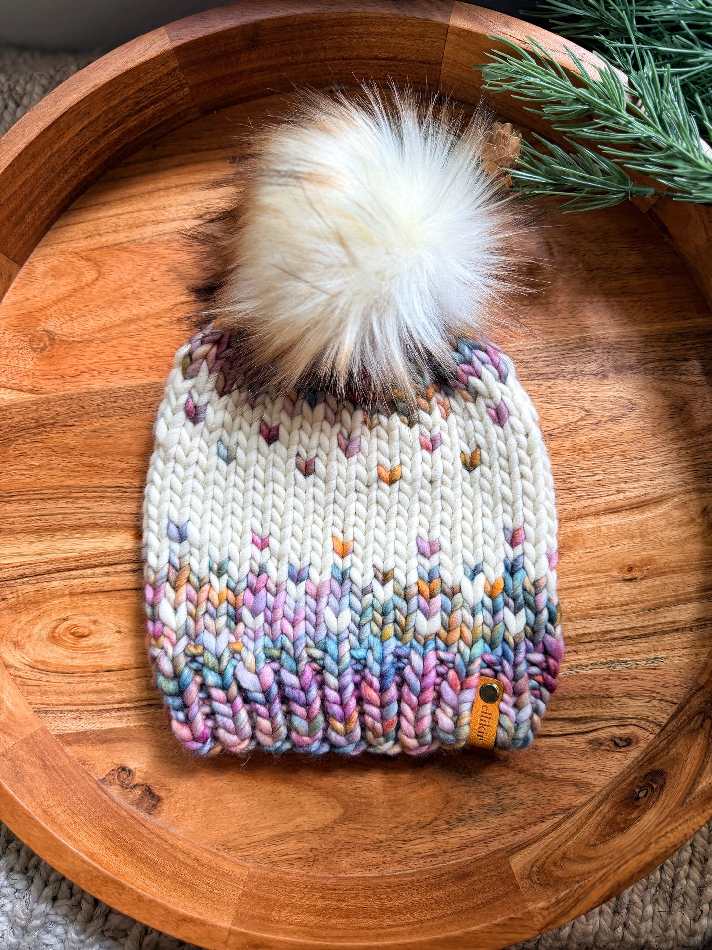 Winterfell Beanie in Dancing Leaves