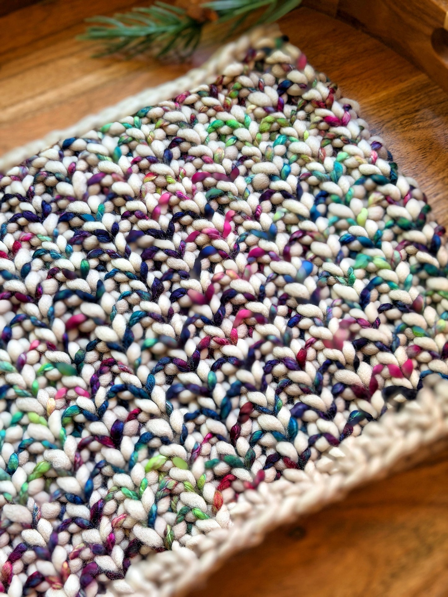 Knit Cowl in Fog/Fortaleza
