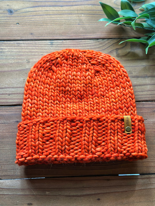 Alpine Trail Beanie in Glazed Carrot