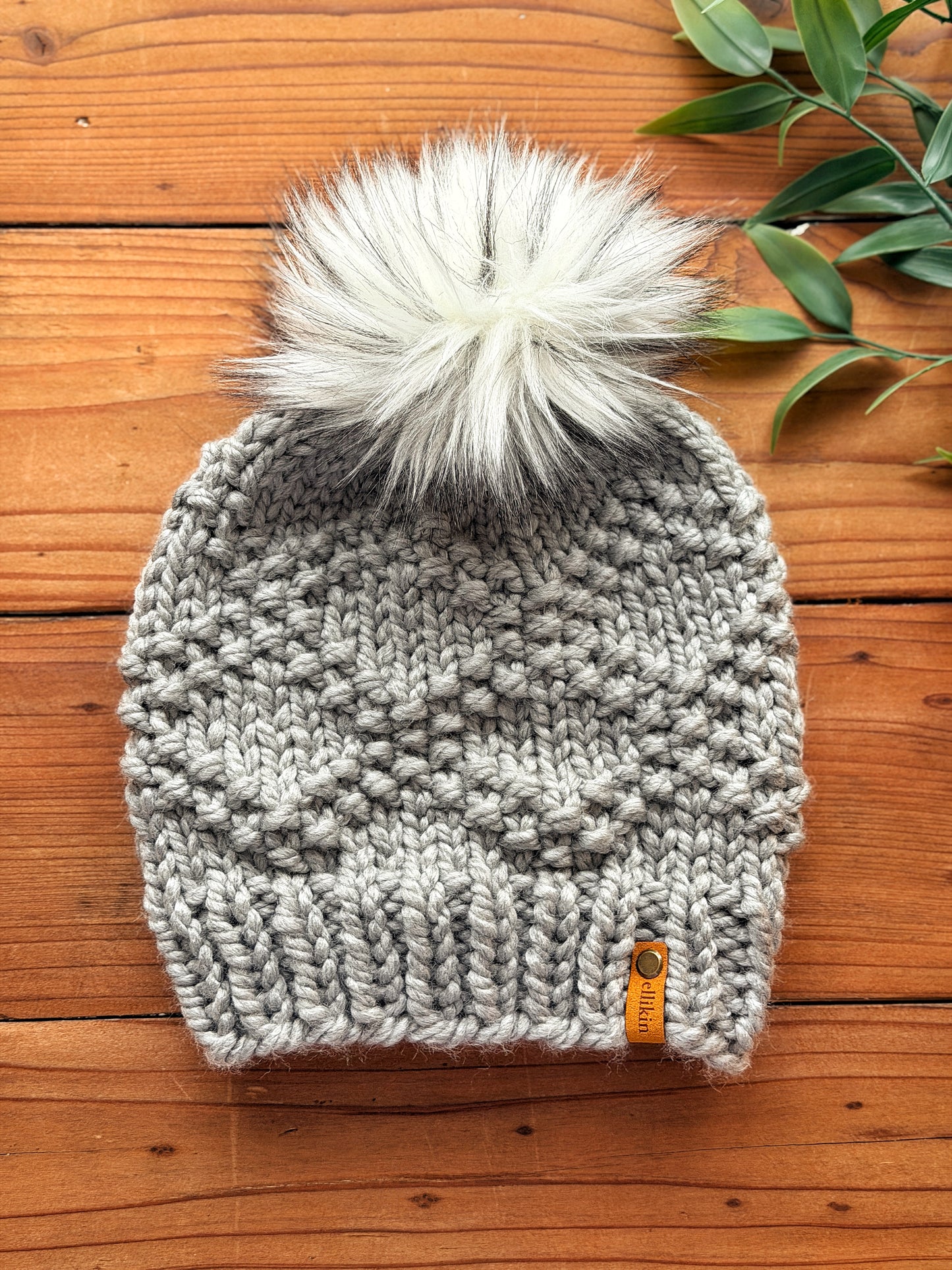Etta Beanie in Sweatshirt Gray