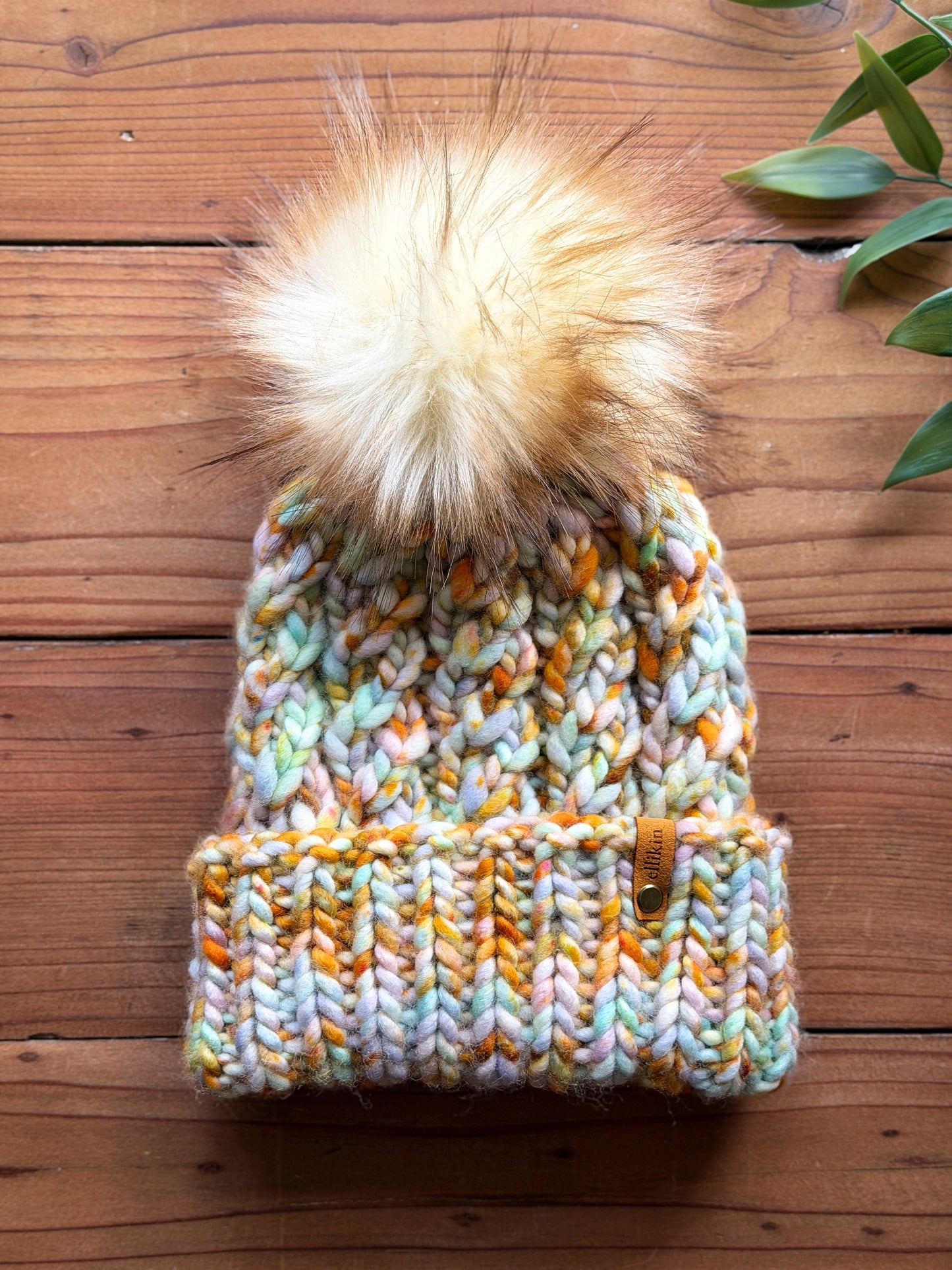 Spinnaker Beanie in Cotton Candy Clouds