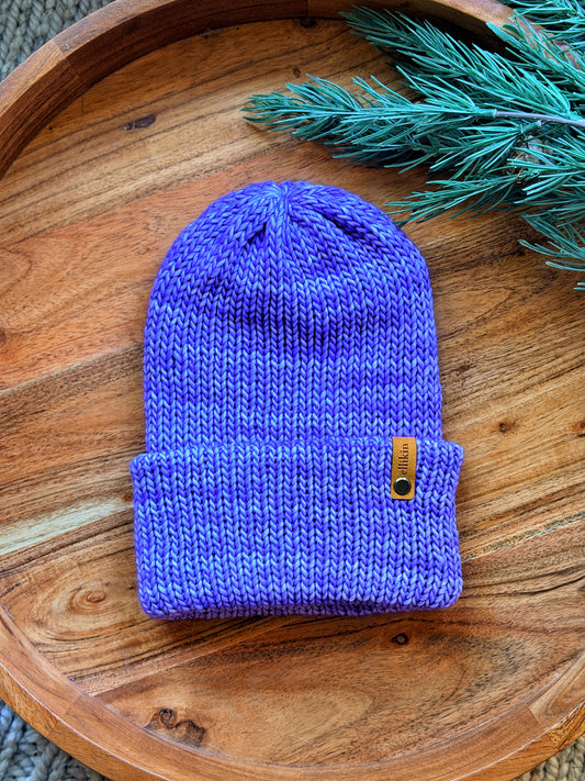 Campfire Beanie in Periwinkle