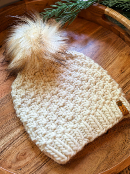 Semilla Beanie in Natural