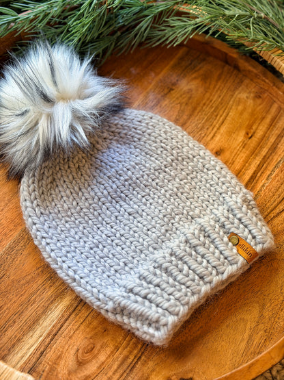 Knit Beanie in Thaw