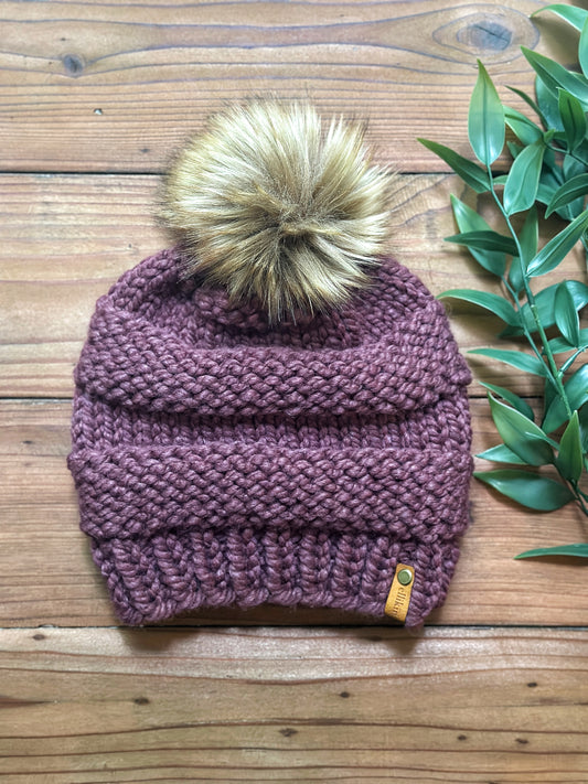 Lola Beanie in Fig