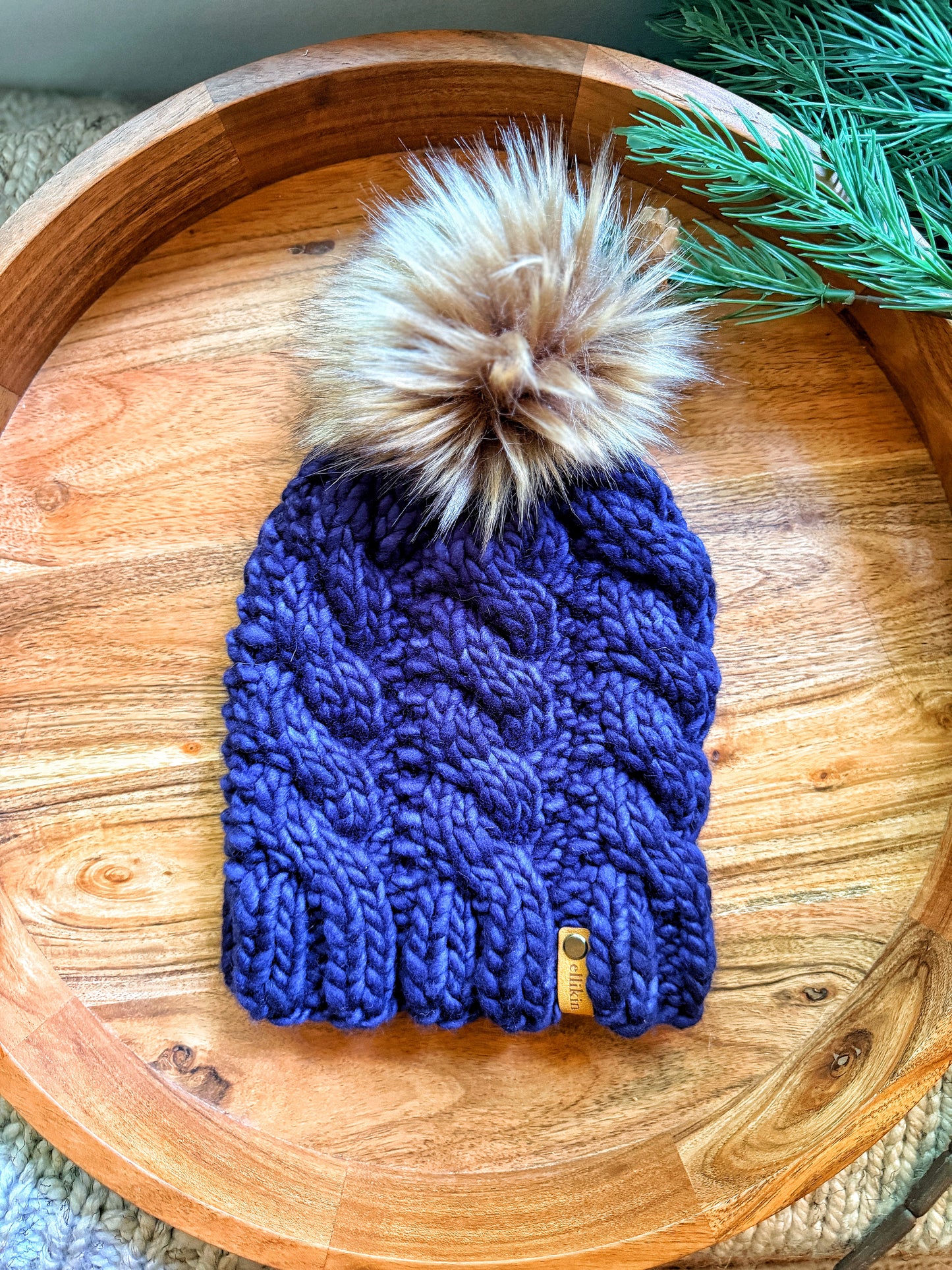 Twistercane Beanie in Paris Night