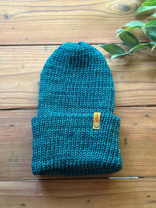Campfire Beanie in Teal Feather