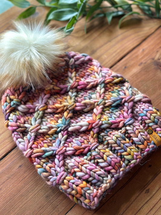 Halau Beanie in Dancing Leaves