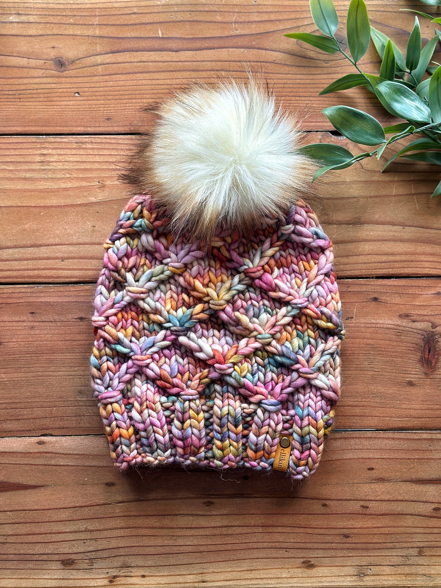 Halau Beanie in Dancing Leaves