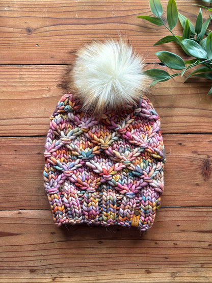 Halau Beanie in Dancing Leaves