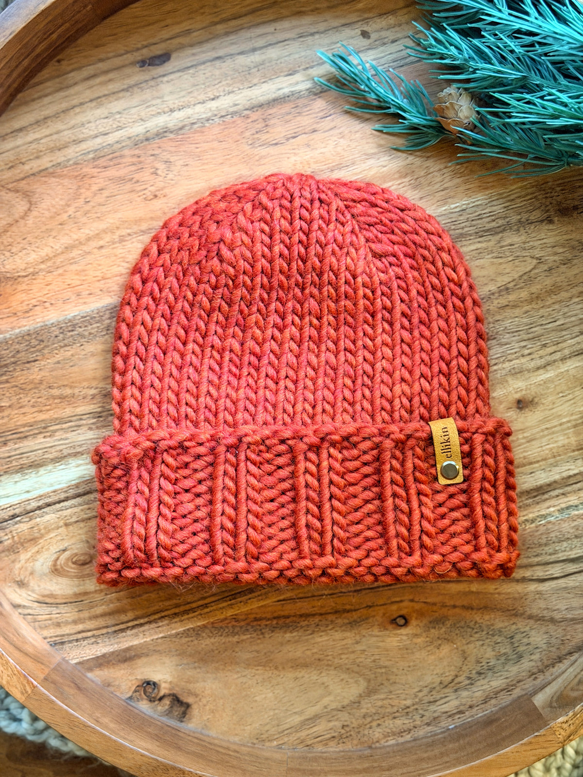 Alpine Trail Beanie in Rusted Roof