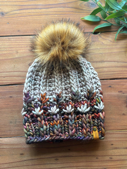 Mirror Pond Beanie in Piedras/Whole Grain