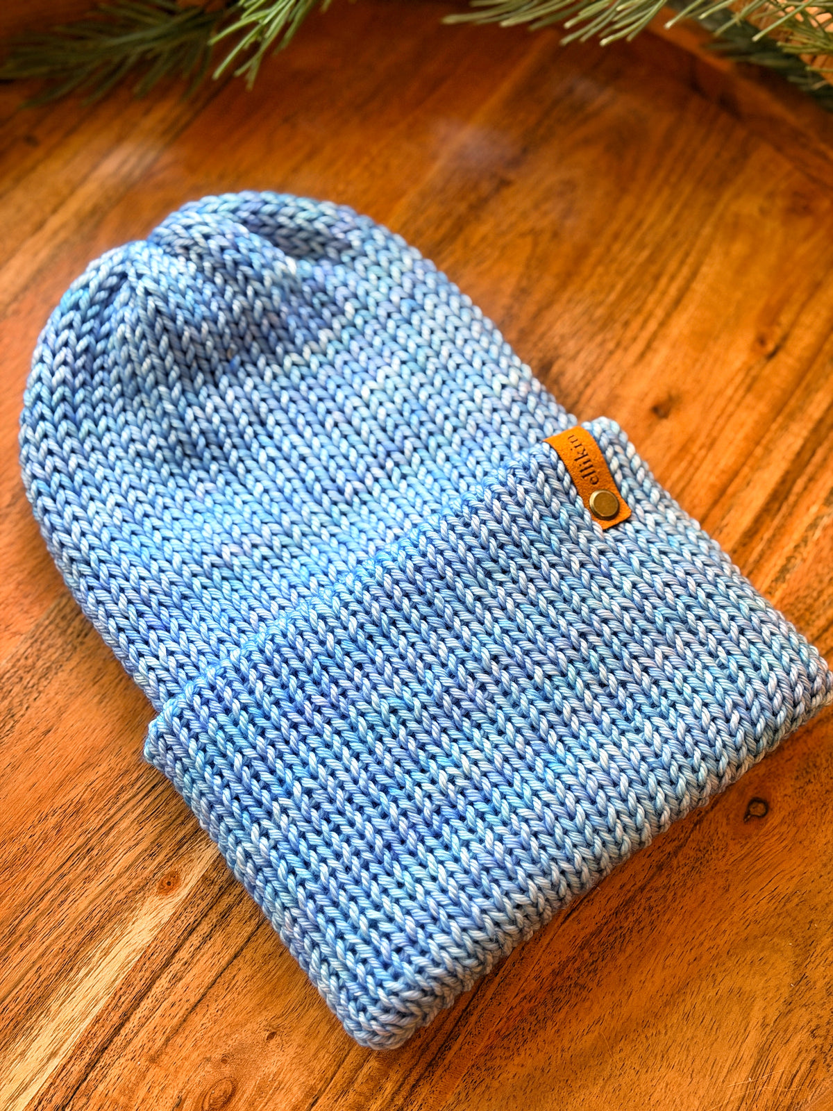 Campfire Beanie in Aquamarine