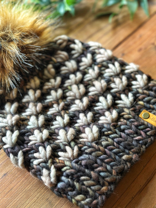 Lotus Flower Beanie in Woodland/WG