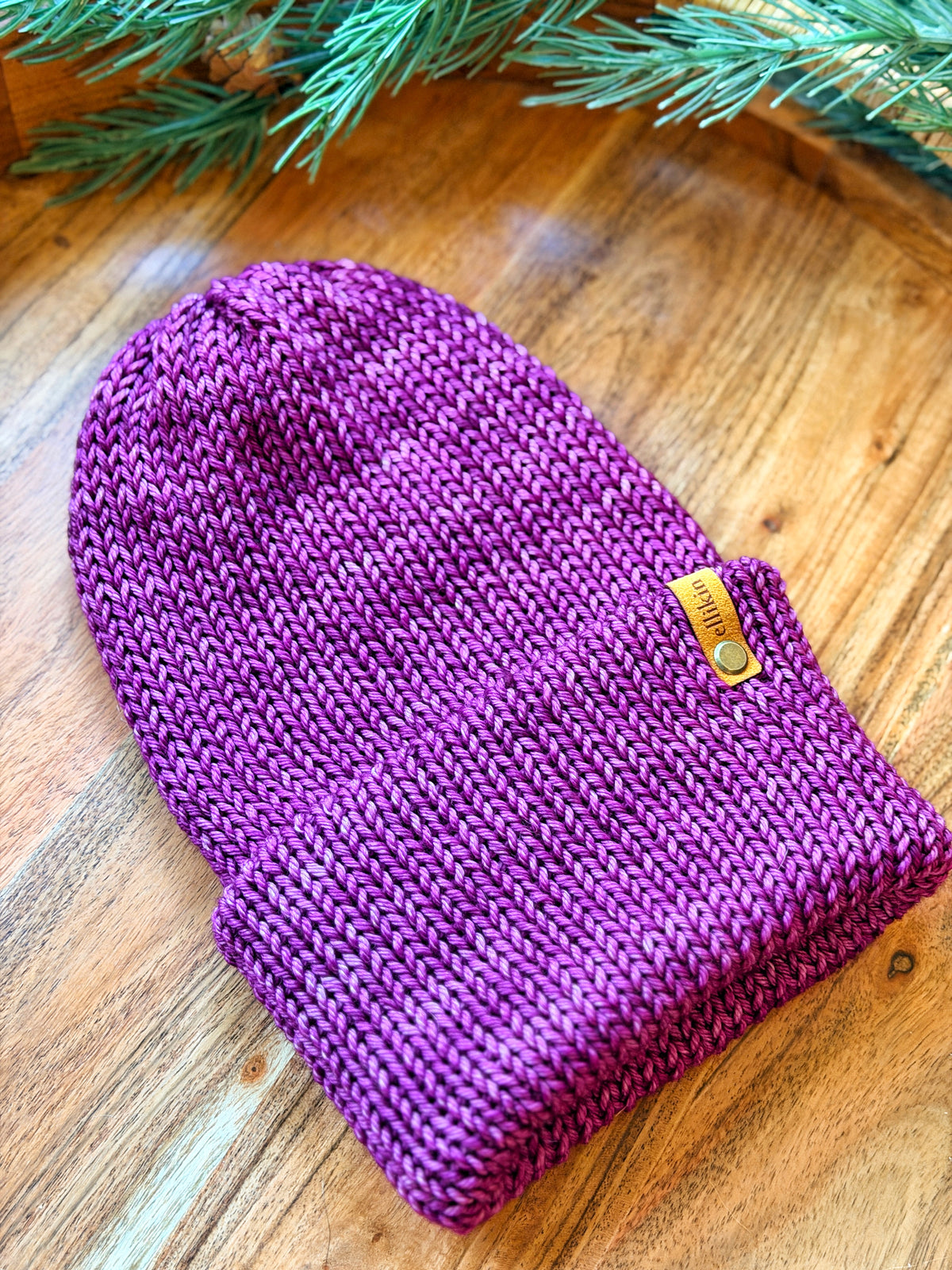 Campfire Beanie in Holly Hock