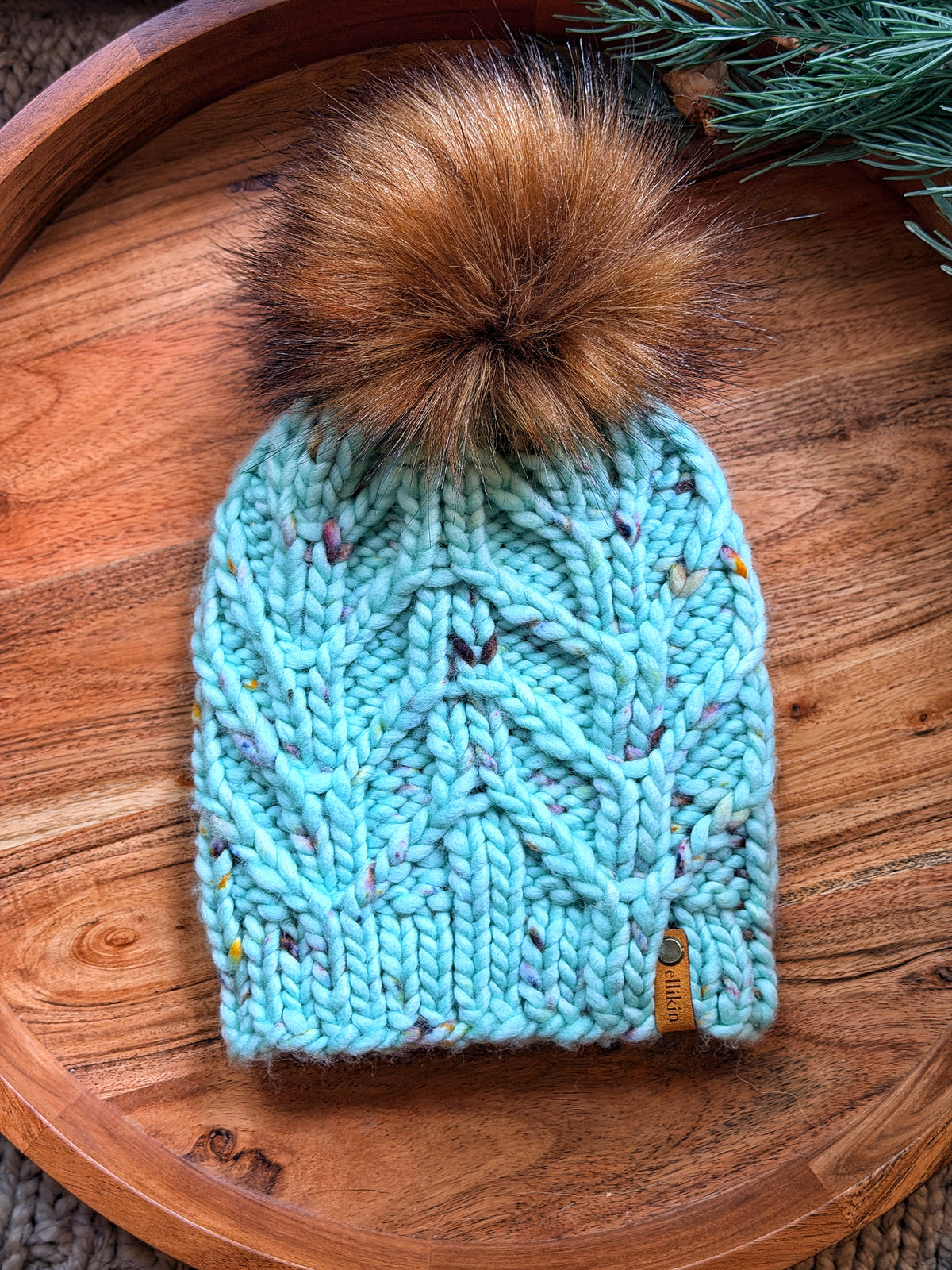 Frondescense Beanie in Pure Patina