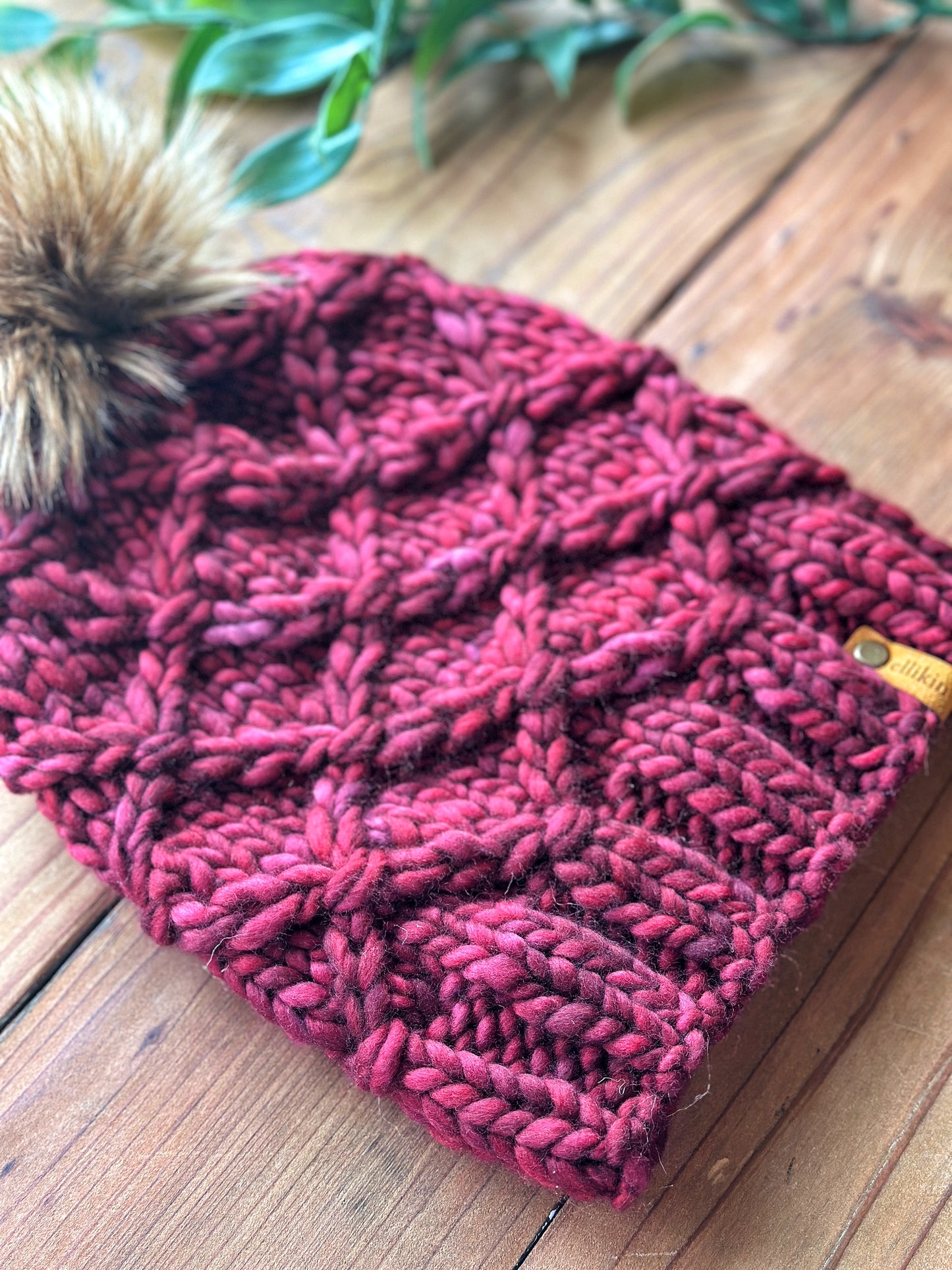 Halau Beanie in Stitch Red