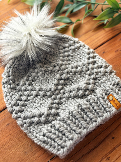 Etta Beanie in Sweatshirt Gray
