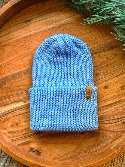 Campfire Beanie in Aquamarine