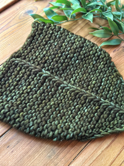 Pamn Bandana Cowl in Olive