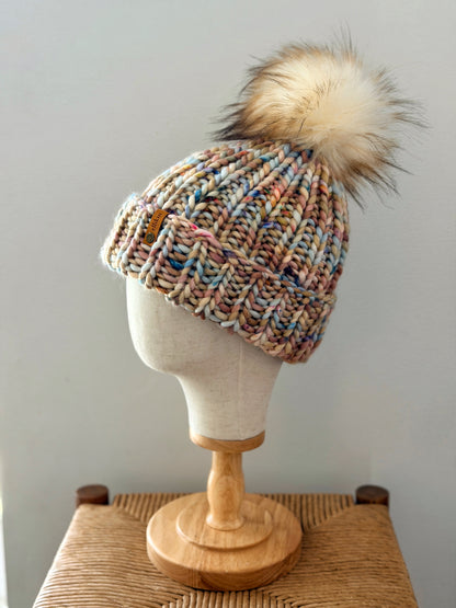 Lakeside Trail Beanie in Desert Rose