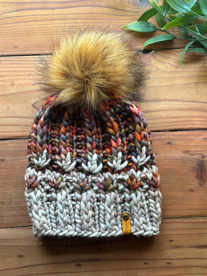 Mirror Pond Beanie in Whole Grain/Piedras