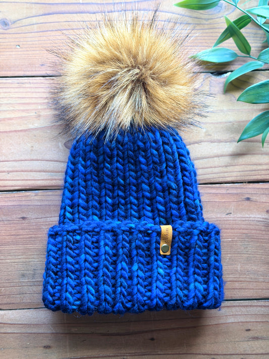 Lakeside Trail Beanie in Bluetiful