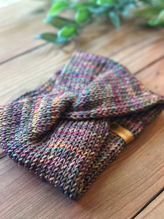 Twisted Earwarmer in Piedras