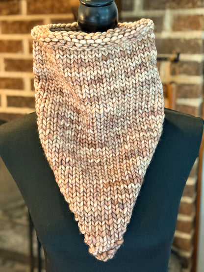 Cowl-Danna in Whole Grain