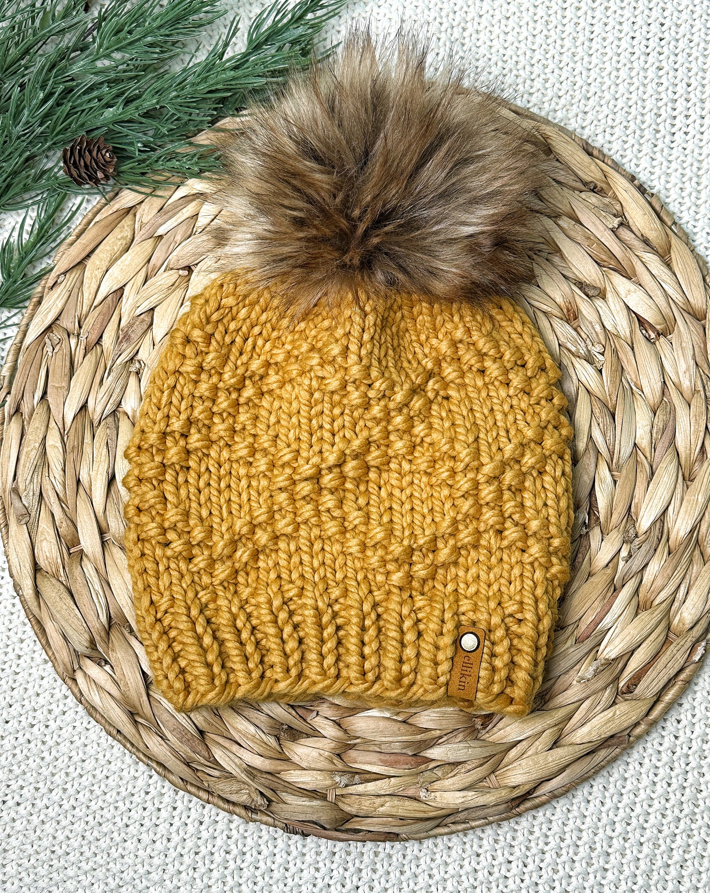 Etta Beanie in Mustard