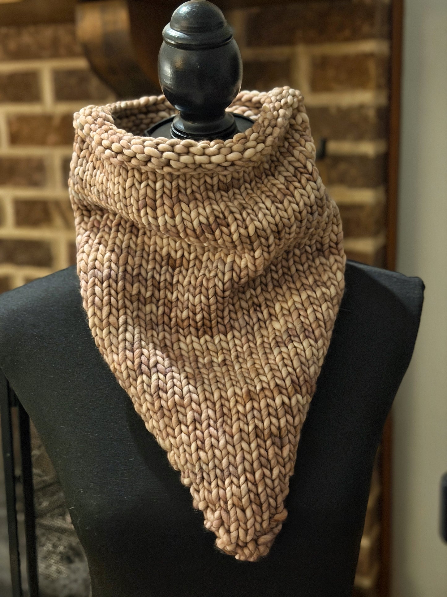 Cowl-Danna in Whole Grain
