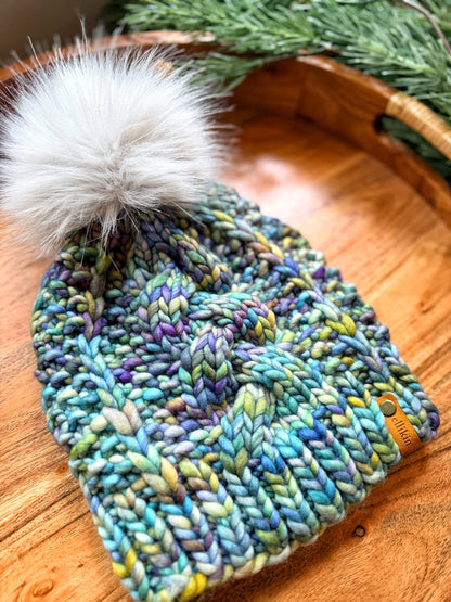 Big Braid Beanie in Indecita